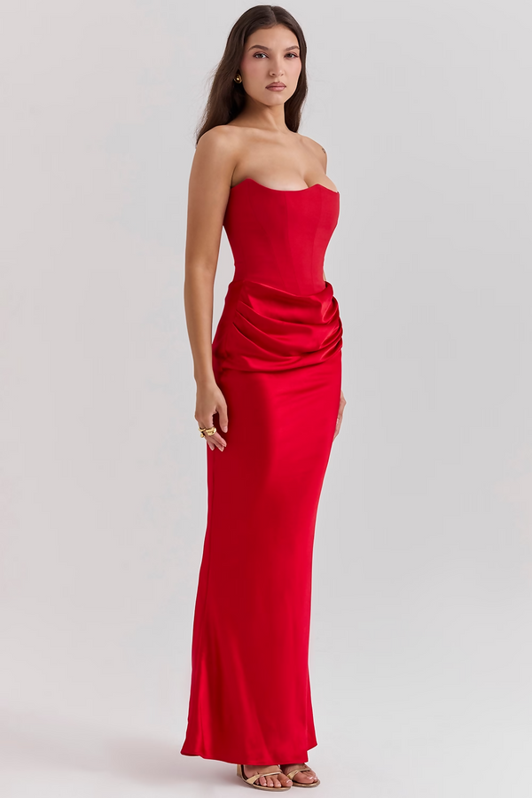 House of CB Persephone Dress in Scarlett Red