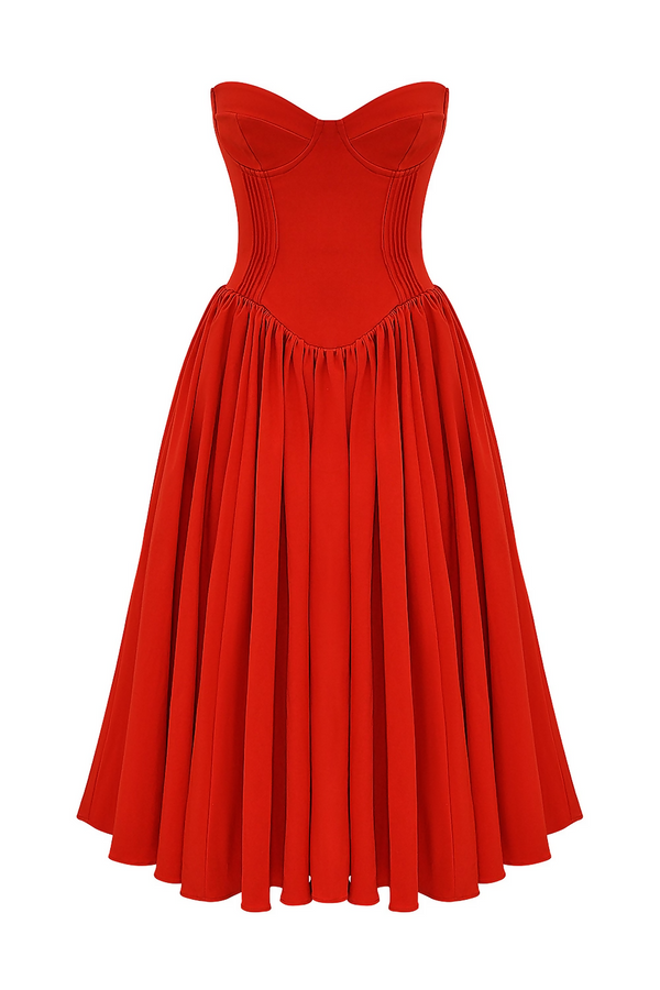 House of CB Elizabeth Dress - Red